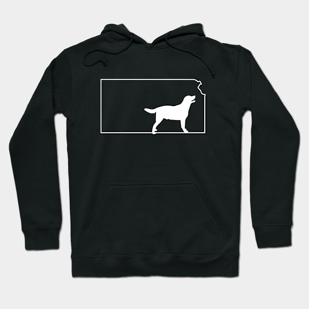 Lab Kansas Labrador Retriever Dog T-Shirt Hoodie by karolynmarie